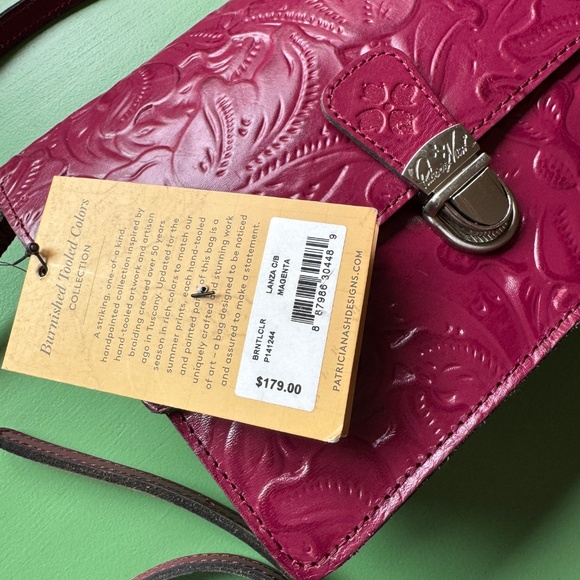 Patricia Nash $179 Crossbody Wristlet Purse - Picture 5 of 6